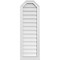 Ekena Millwork Octagonal Top Surface Mount PVC Gable Vent w/ 2"W x 2"P Brickmould Sill Frame, 14"W x 42"H GVPOT14X4203SN - alternate 1